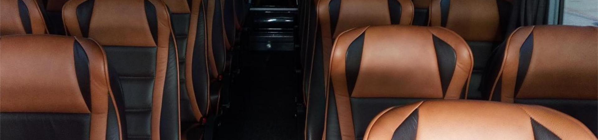 Všechny naše autobusy mají nadstandardní výbavu a interiér přizpůsobený pro nejvyšší pohodlí cestujících. Všechny naše autobusy mají nadstandardní výbavu a interiér přizpůsobený pro nejvyšší pohodlí cestujících.